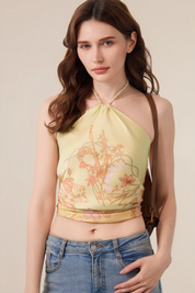 Cicy Bell Womens Floral Silk Head Scarf