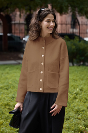 Cicy Bell Womens Camel Cardigans