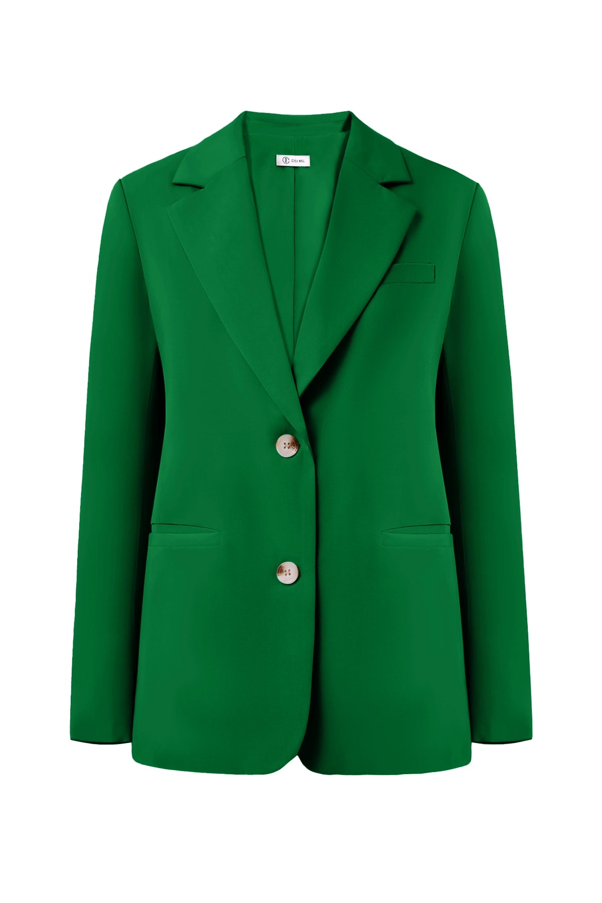 Cicy Bell Womens Green Casual Blazers