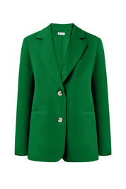 Cicy Bell Womens Green Casual Blazers