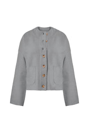 Cicy Bell Womens Grey Cardigans