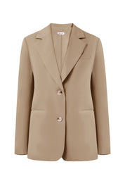 Cicy Bell Womens Khaki Casual Blazers