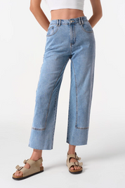 Cicy Bell Womens Light Blue Jeans