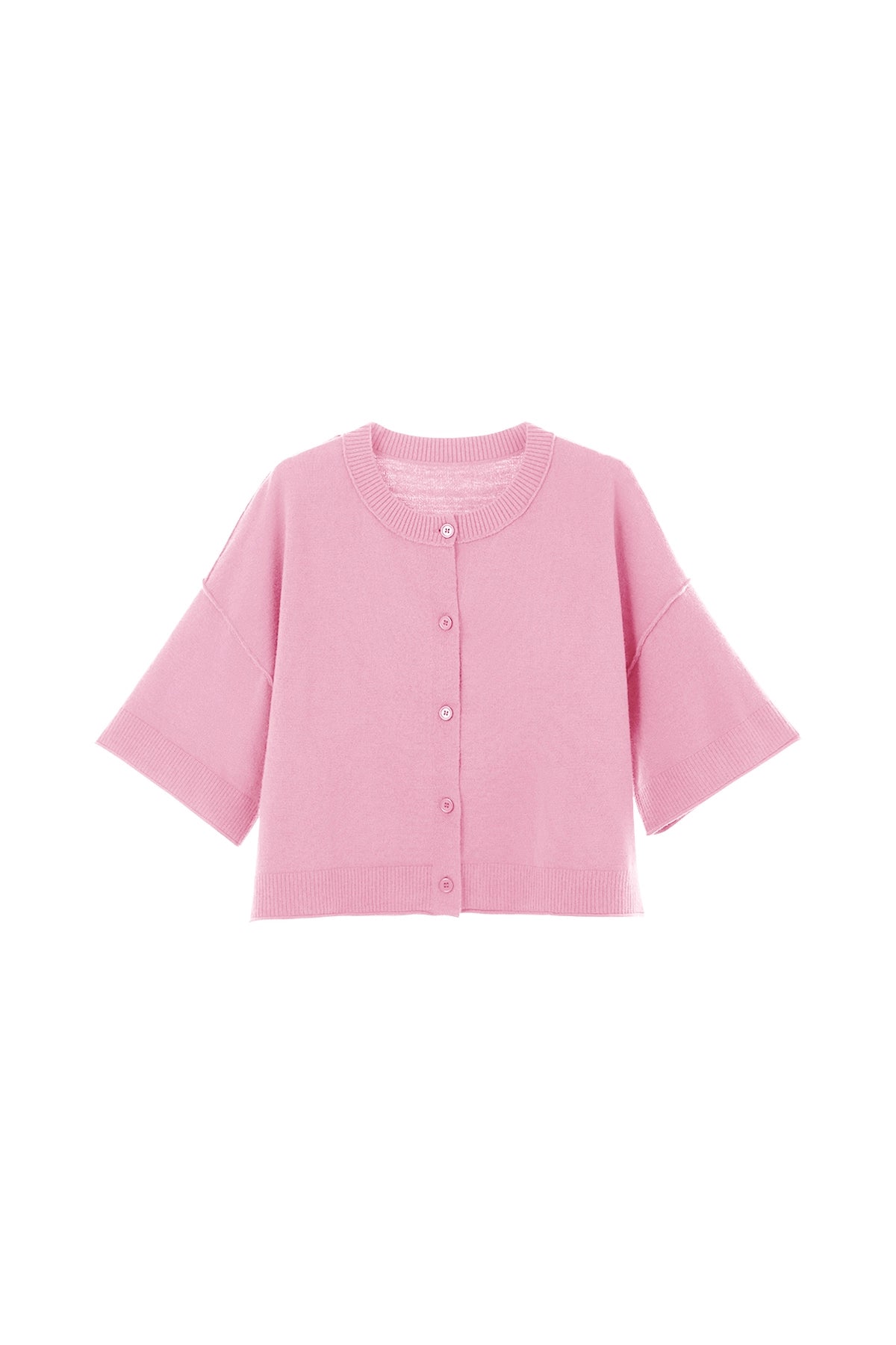 Cicy Bell Womens Pink Cardigan Tops