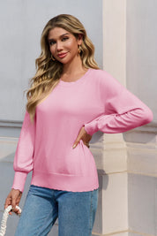 Cicy Bell Womens Pink Pullover Tops