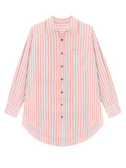Cicy Bell Womens Pink Striped Shirts