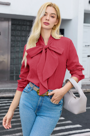 Cicy Bell Womens Red Plaid Shirts