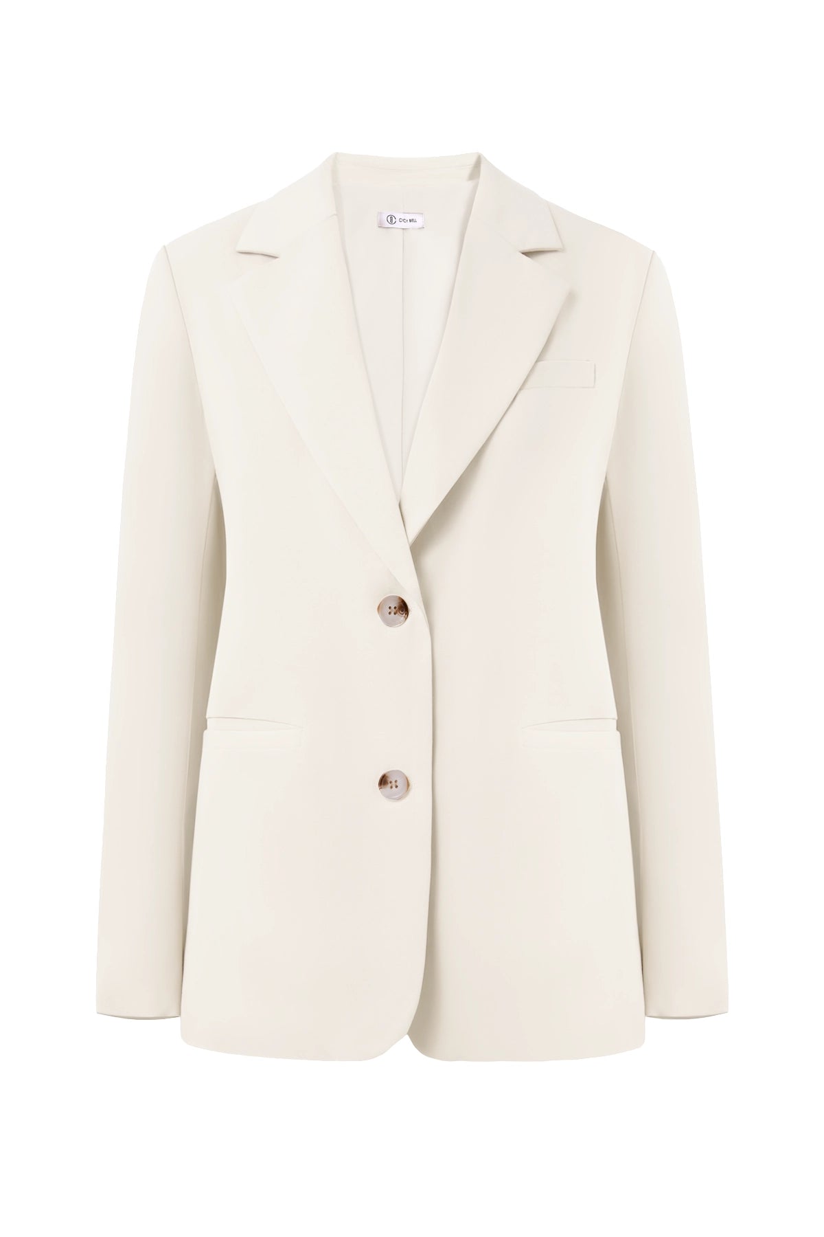 Cicy Bell Womens White Casual Blazers