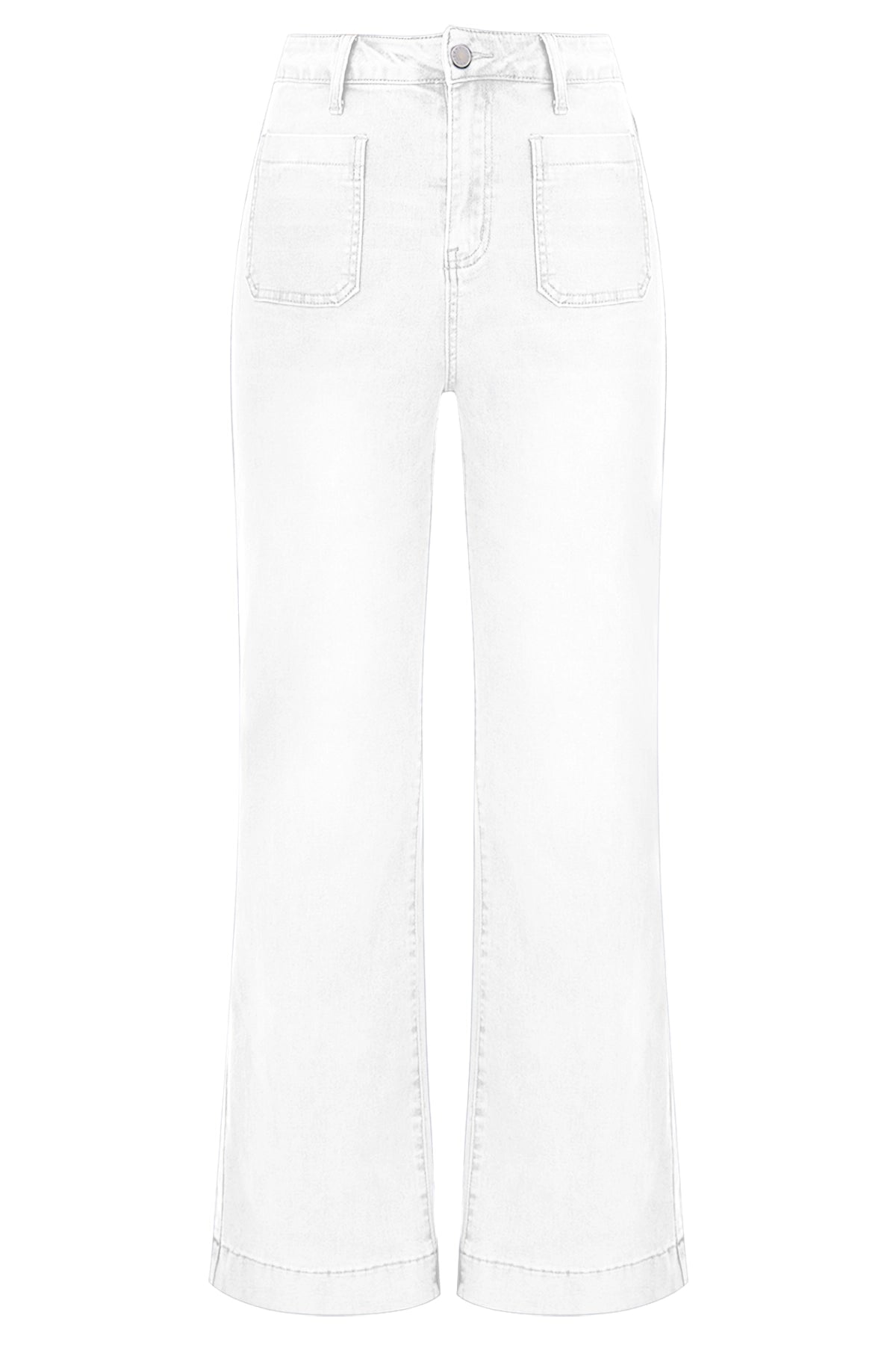 Cicy Bell Womens White Jeans