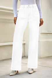 Cicy Bell Womens White Jeans