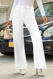 Cicy Bell Womens White Jeans