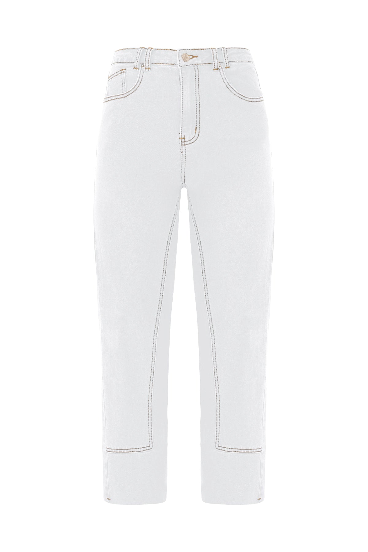 Cicy Bell Womens White Jeans
