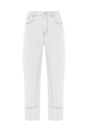 Cicy Bell Womens White Jeans