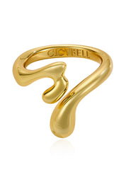 Cicy Bell Womens 18K Gold Plated Rings