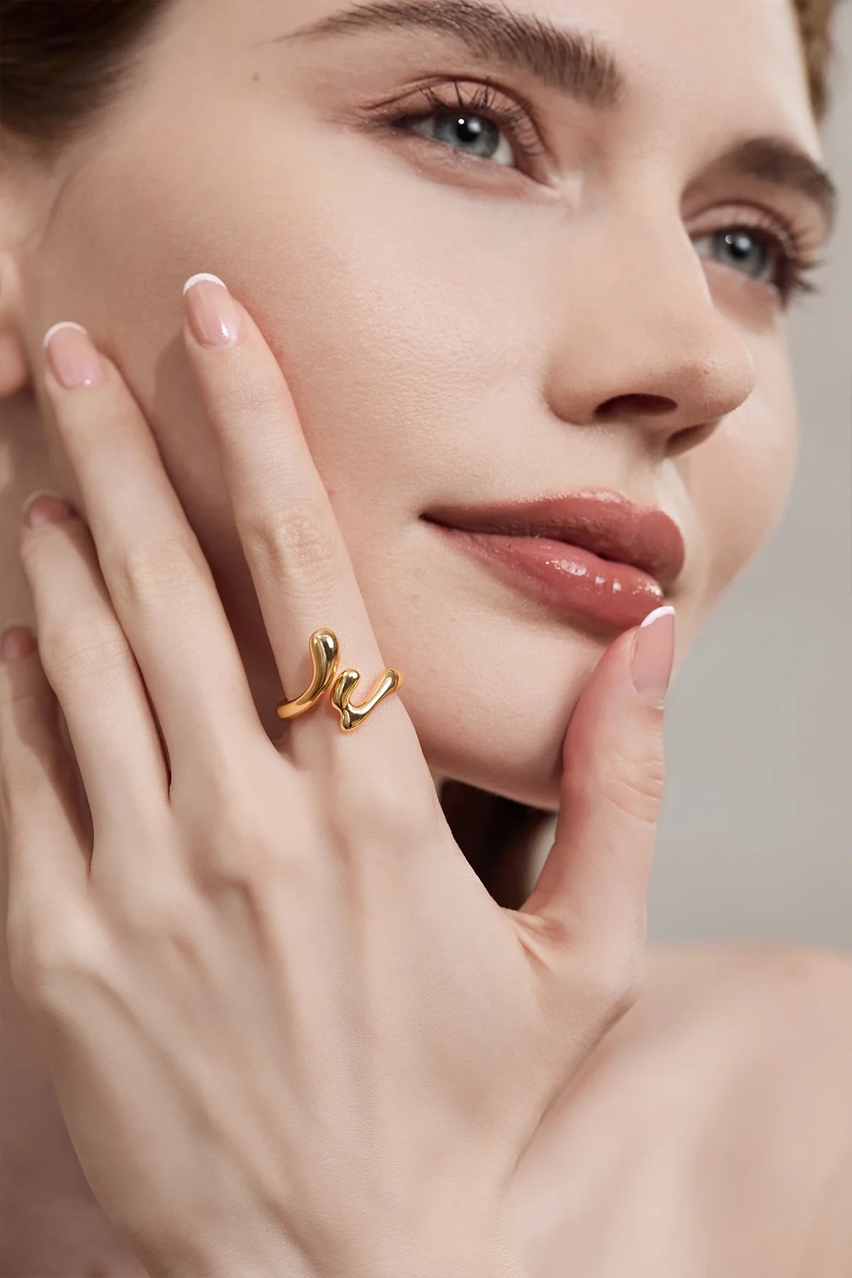 Cicy Bell Womens 18K Gold Plated Rings