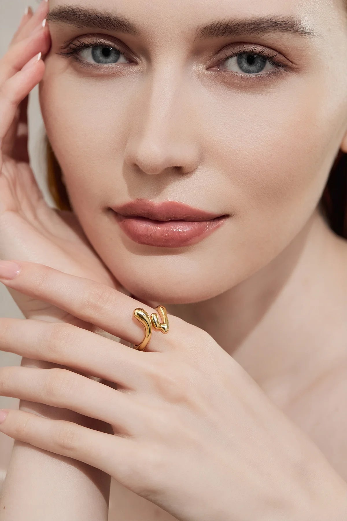 Cicy Bell Womens 18K Gold Plated Rings