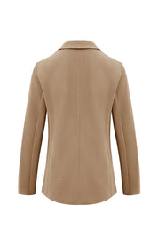 Cicy Bell Womens Dark Khaki Casual Work Blazers