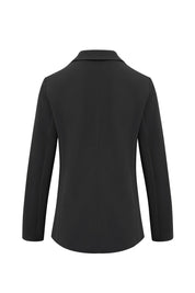 Cicy Bell Womens Black Casual Work Blazers