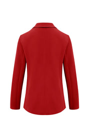 Cicy Bell Womens Red Casual Work Blazers