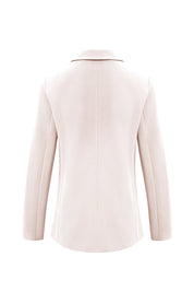 Cicy Bell Womens Apricot Casual Work Blazers