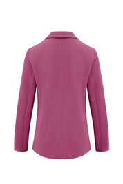 Cicy Bell Womens Purple Casual Work Blazers