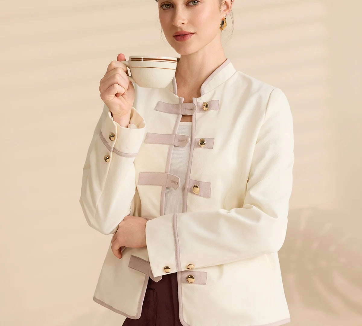 How to Style a Cropped Military Jacket for Work: 6 Polished Outfit Ideas