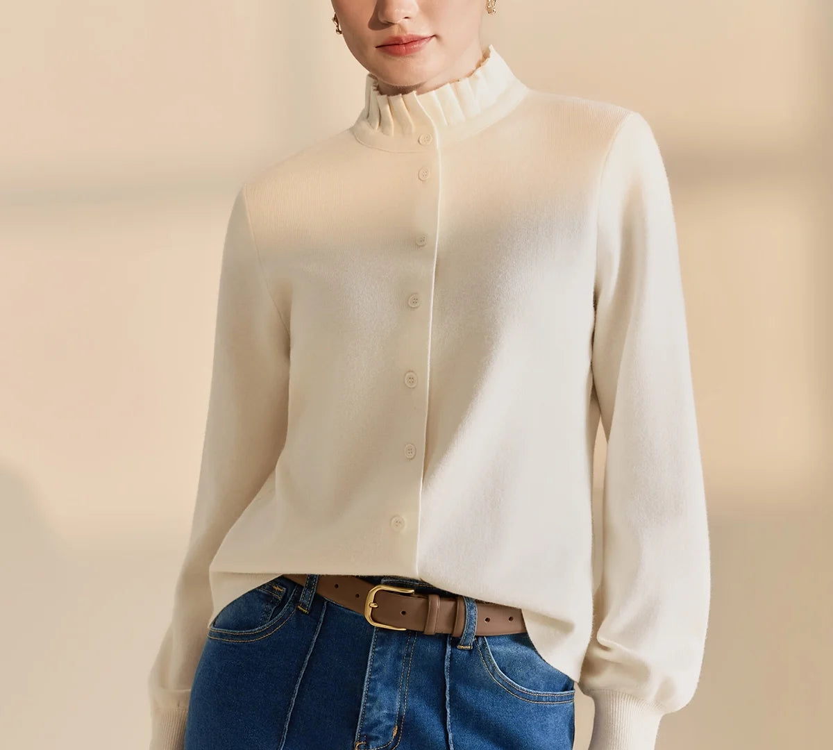 How to Style a Beige Cardigan for Work: 6 Polished Outfit Ideas