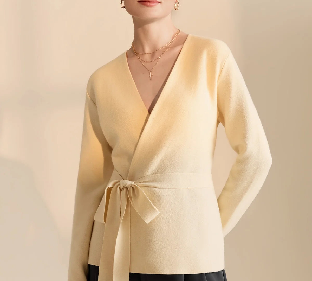 How to Style a Belted Cardigan for Work: 6 Polished Outfit Ideas
