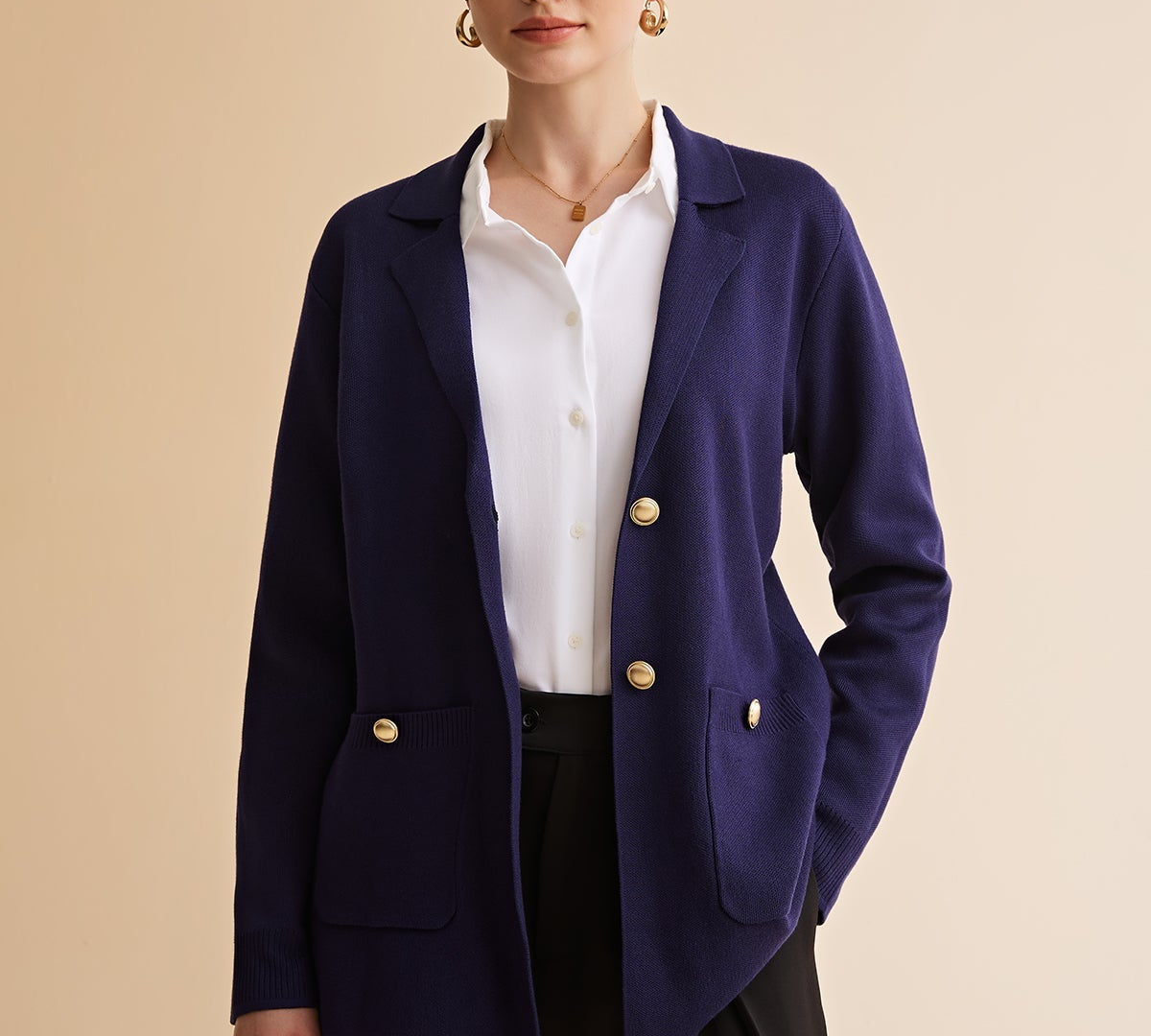 The "Old Money" Aesthetic: Elevating Fall Layers with the Sweater Blazer