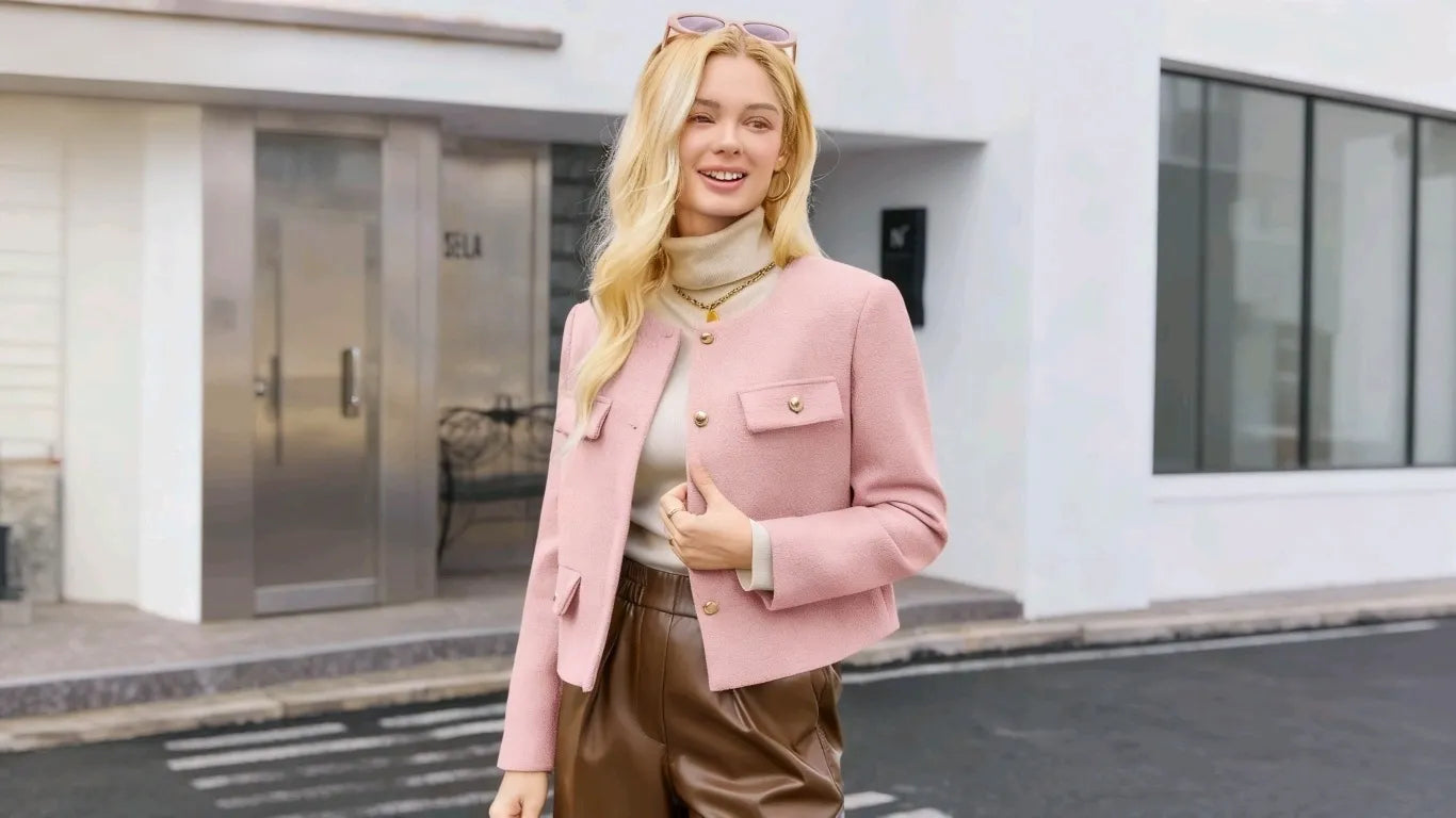 Girls wearing pink cicybell jackets on the street