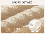 Cicy Bell Apricot Ruffle Peter Pan Collar Cardigan Sweater