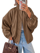 Womens Faux Leather Jackets|Cicy Bell
