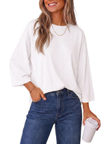 Womens 3/4 Sleeve T Shirts | CicyBell