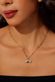 Womens 18K Gold Plated Necklace 1