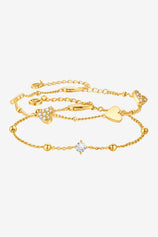 Womens 18K Gold Plated Bracelets | CicyBell