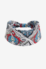 Womens White and Red Boho Yoga Headband | CicyBell
