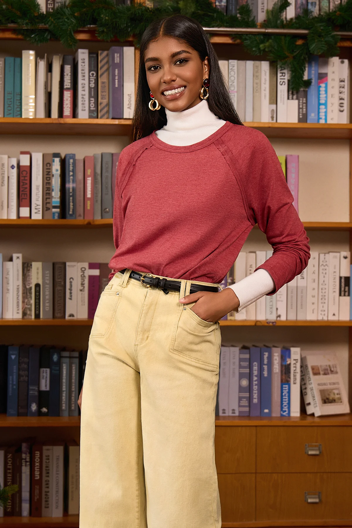 Cicy Bell Womens Khaki Jeans