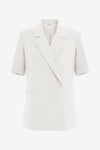 Womens White Summer Oversized Blazer 2