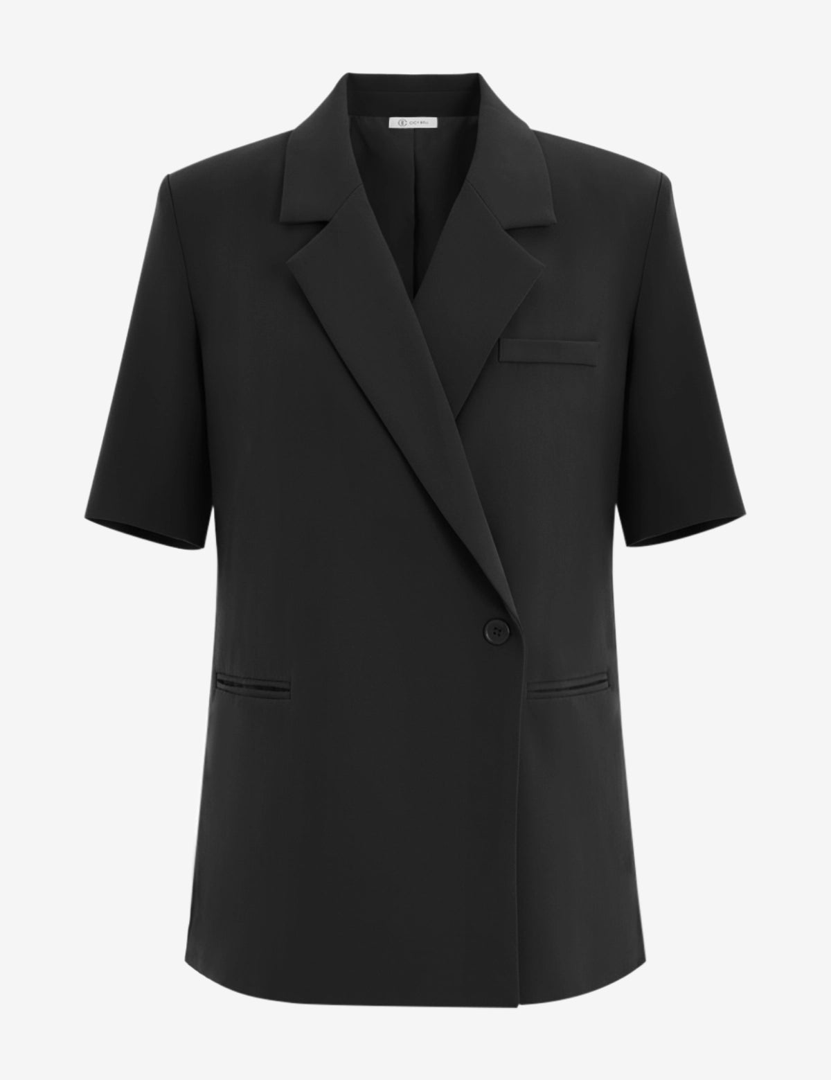 Womens Black Summer Oversized Blazer 2