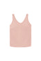 Womens Pink V Neck Satin Tank Tops 3
