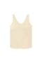 Womens Beige V Neck Satin Tank Tops 3