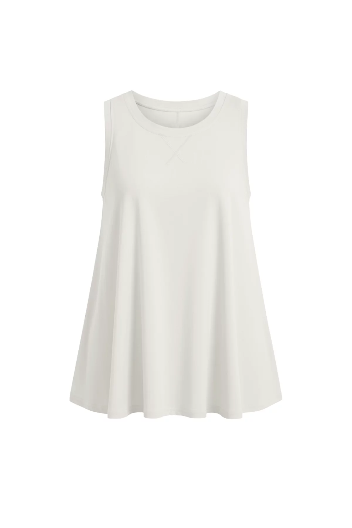 Womens White Summer Sleeveless Tank Tops | CicyBell