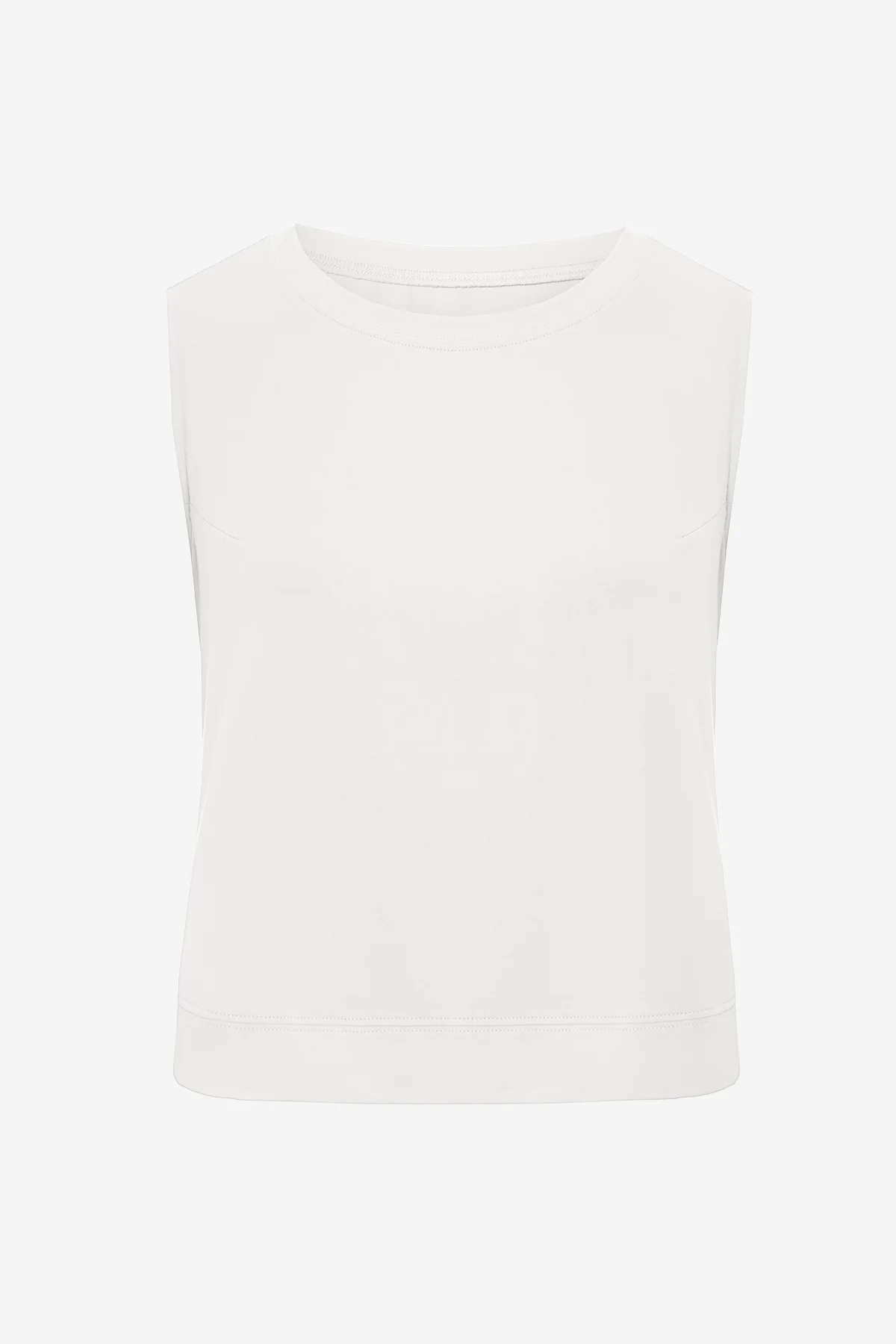 Womens White Casual Cropped Tank Tops | CicyBell