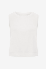 Womens White Casual Cropped Tank Tops | CicyBell