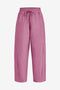 Womens Pink Stripes Wide Leg Striped Pants 2