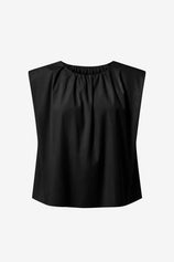 Womens Black Cap Sleeve Blouses | CicyBell