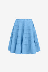 Womens Blue Summer Pleated Skirts 2