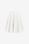 Womens White Summer Pleated Skirts 2