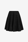 Womens  Black Summer Pleated Skirts 2