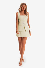 Womens Beige 2 Piece Outfits 1